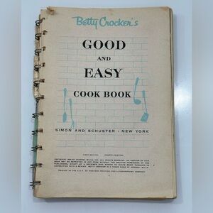 Vintage 1954 1st. Edition 4th printing Betty Crocker Good and Easy Cook Book